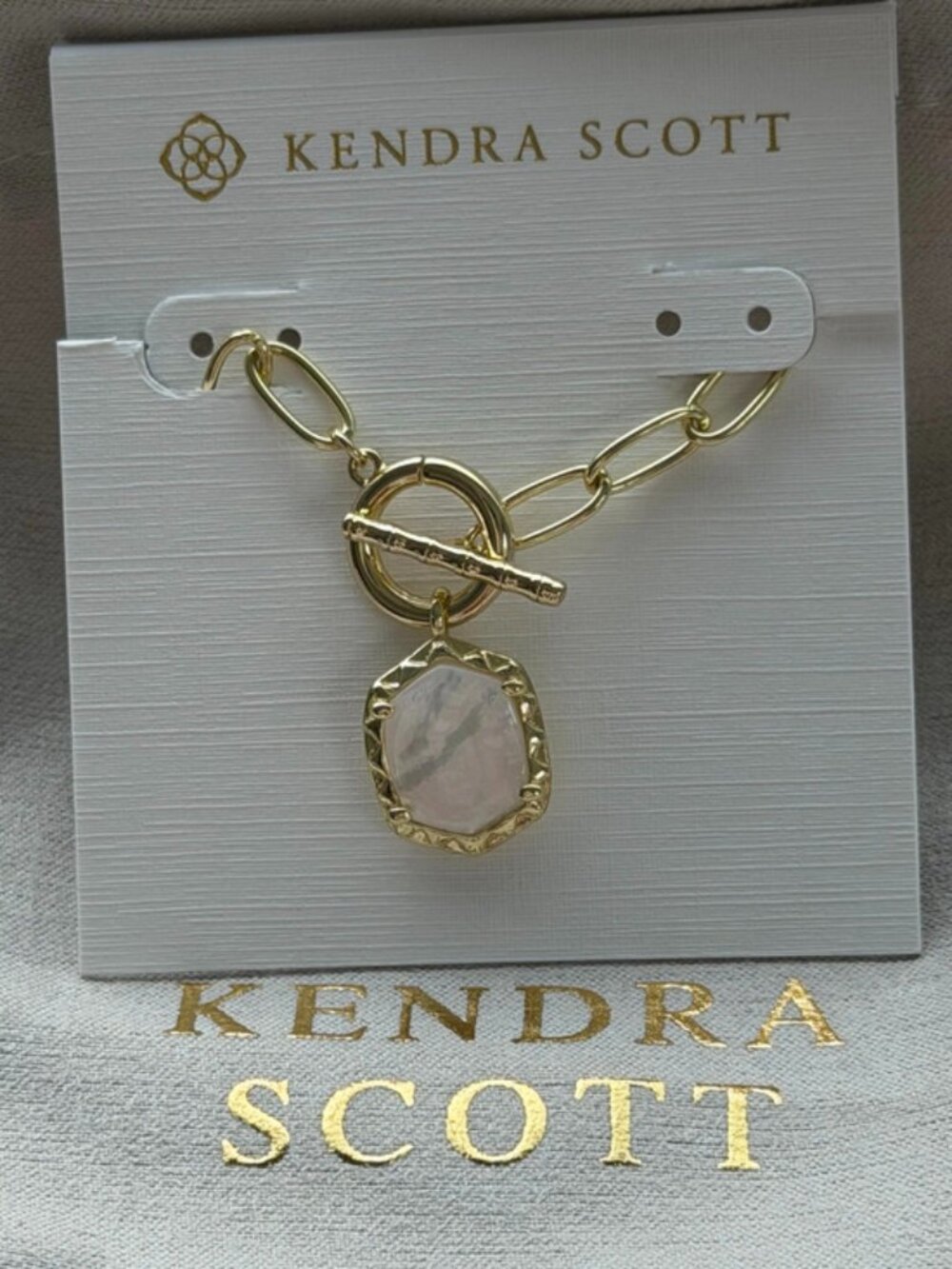 Kendra Scott white necklace